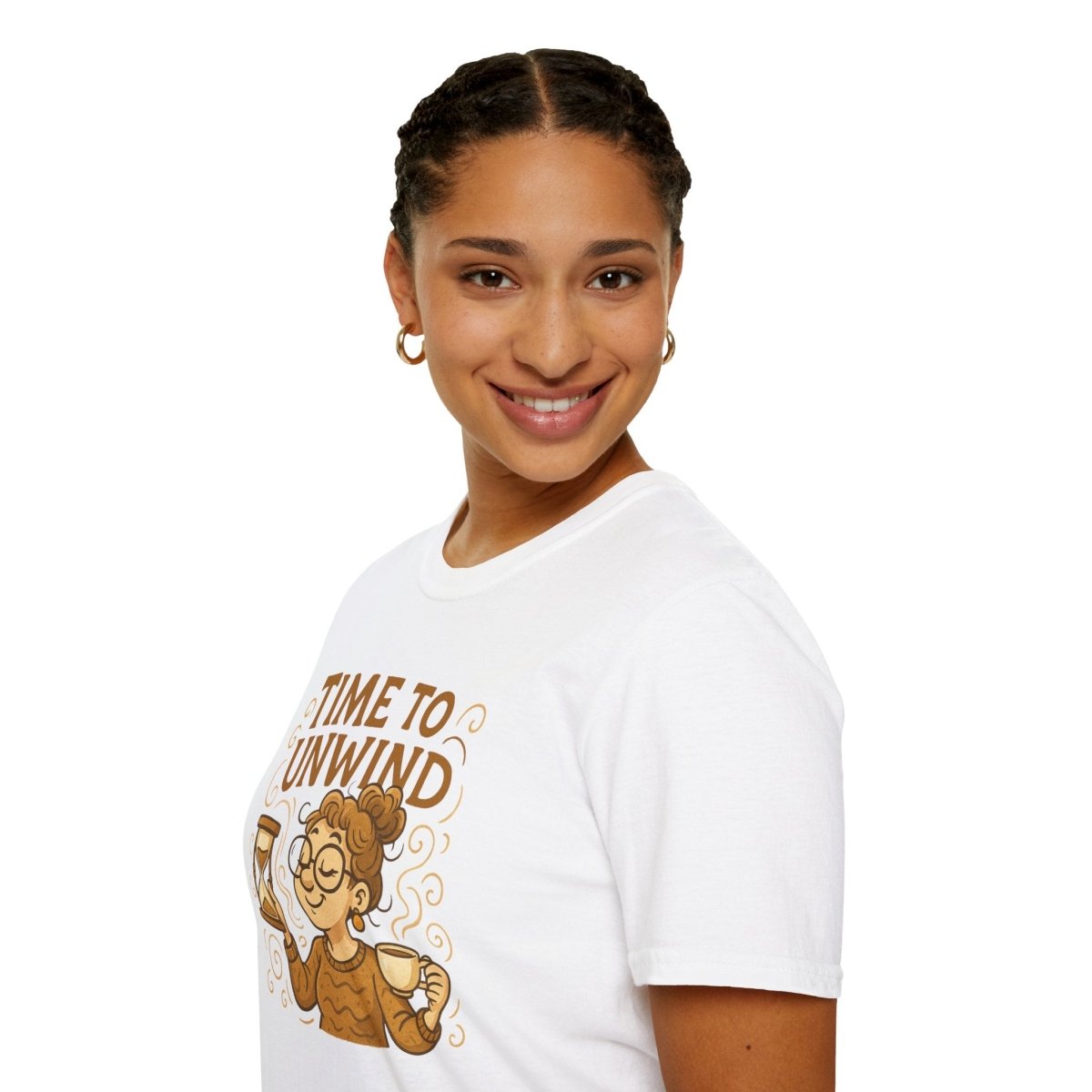 "Time to Unwind Shirt" Unisex Relaxation T-Shirt, Gift for Stress Relief, Casual Wear, Relaxing Day Tees, Self - Care Clothing - MINDSet Collection - AI Tee Hero