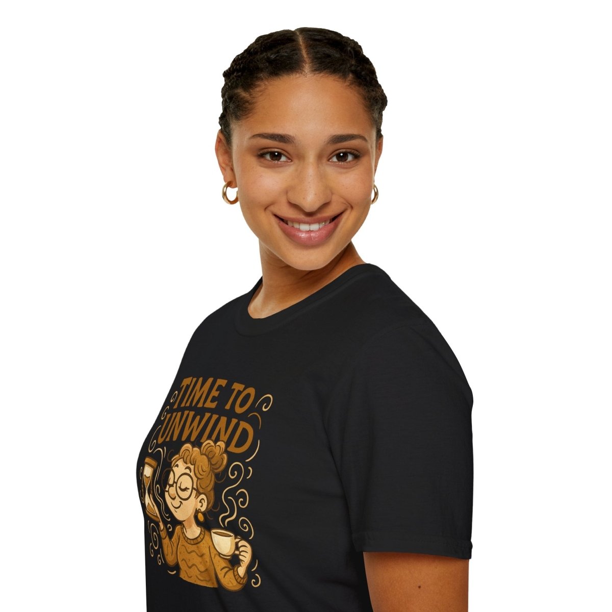 "Time to Unwind Shirt" Unisex Relaxation T-Shirt, Gift for Stress Relief, Casual Wear, Relaxing Day Tees, Self - Care Clothing - MINDSet Collection - AI Tee Hero