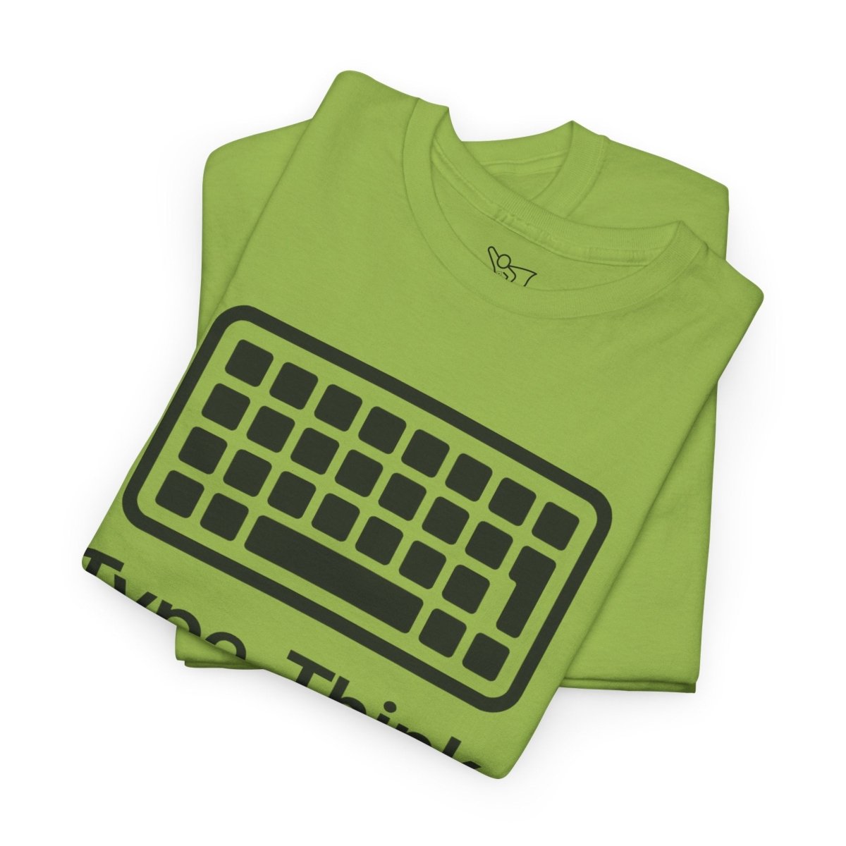 "Type. Think Transform." Inspirational Cotton Tee, Gift for Writers, Creative Minds, Motivational Apparel - AI Tee Hero